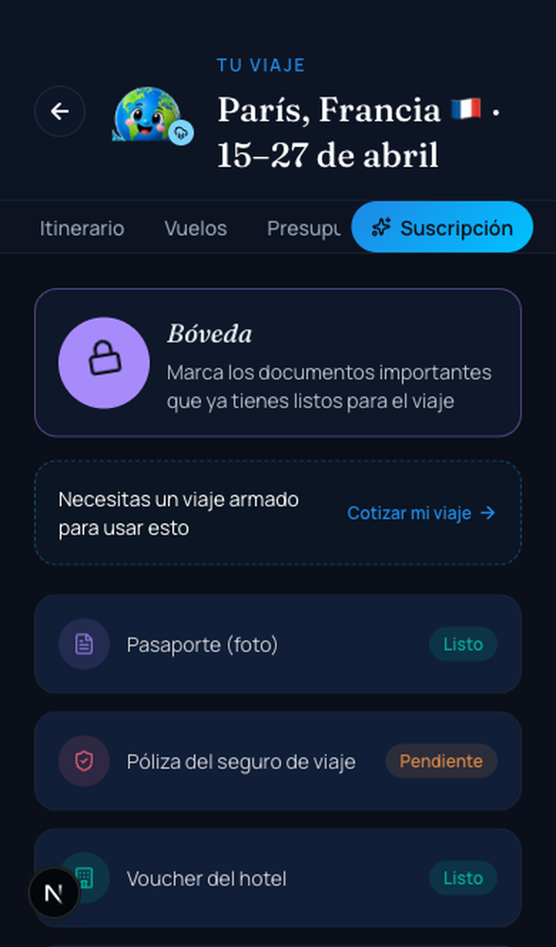 Bóveda de documentos